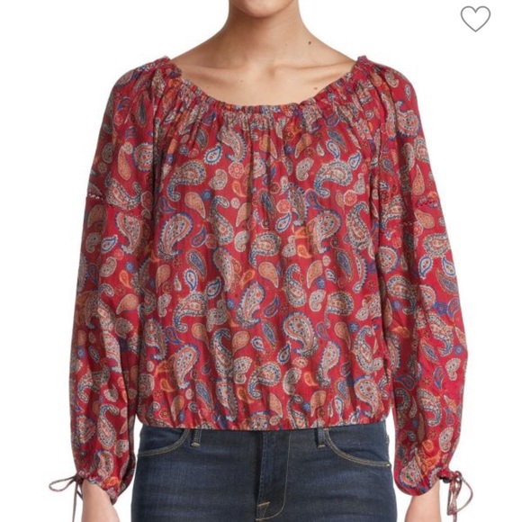 Free People Tops - FREE PEOPLE Sundown Paisley Bodysuit